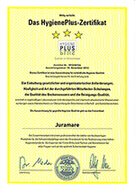Das Saunadorf im Freizeitbad Juramare Juramare in Gunzenhausen erhält das HygienePlus-Zertifikat